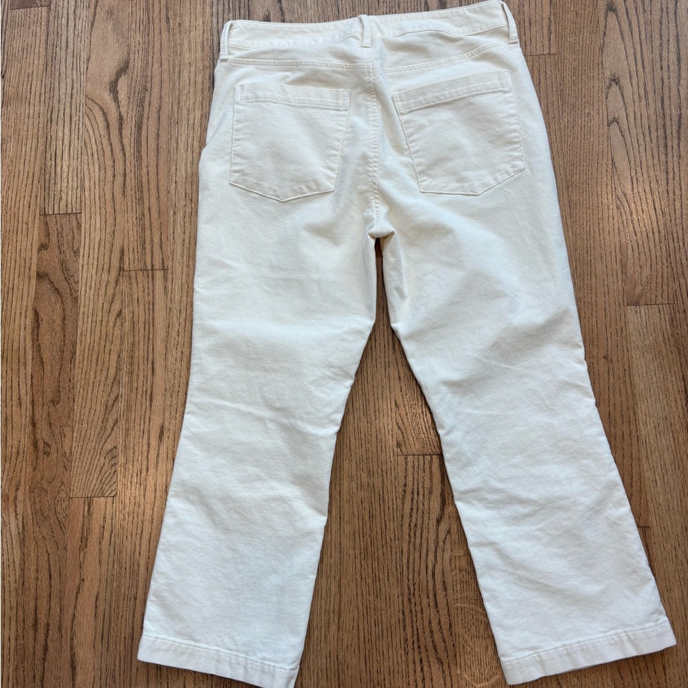 Talbots kick-flare cropped corduroy pants - Picture 2 of 4